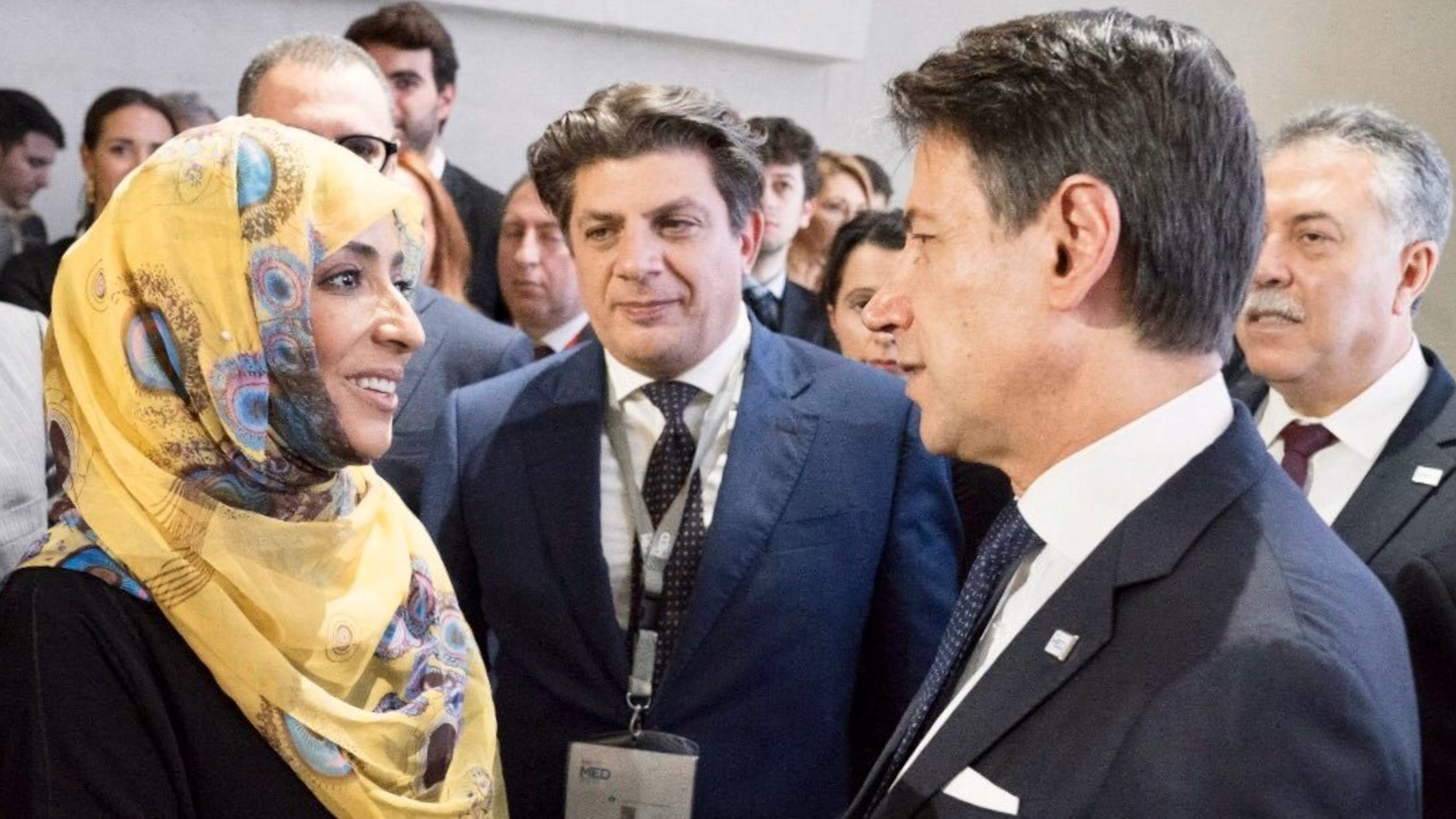 Tawakkol Karman meets with Italy’s PM 